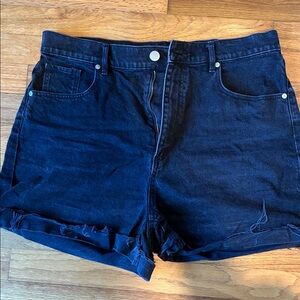 Loft Black Jean Shorts